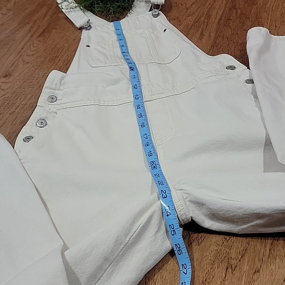 Cream Denim Overalls - Picture 13 of 16